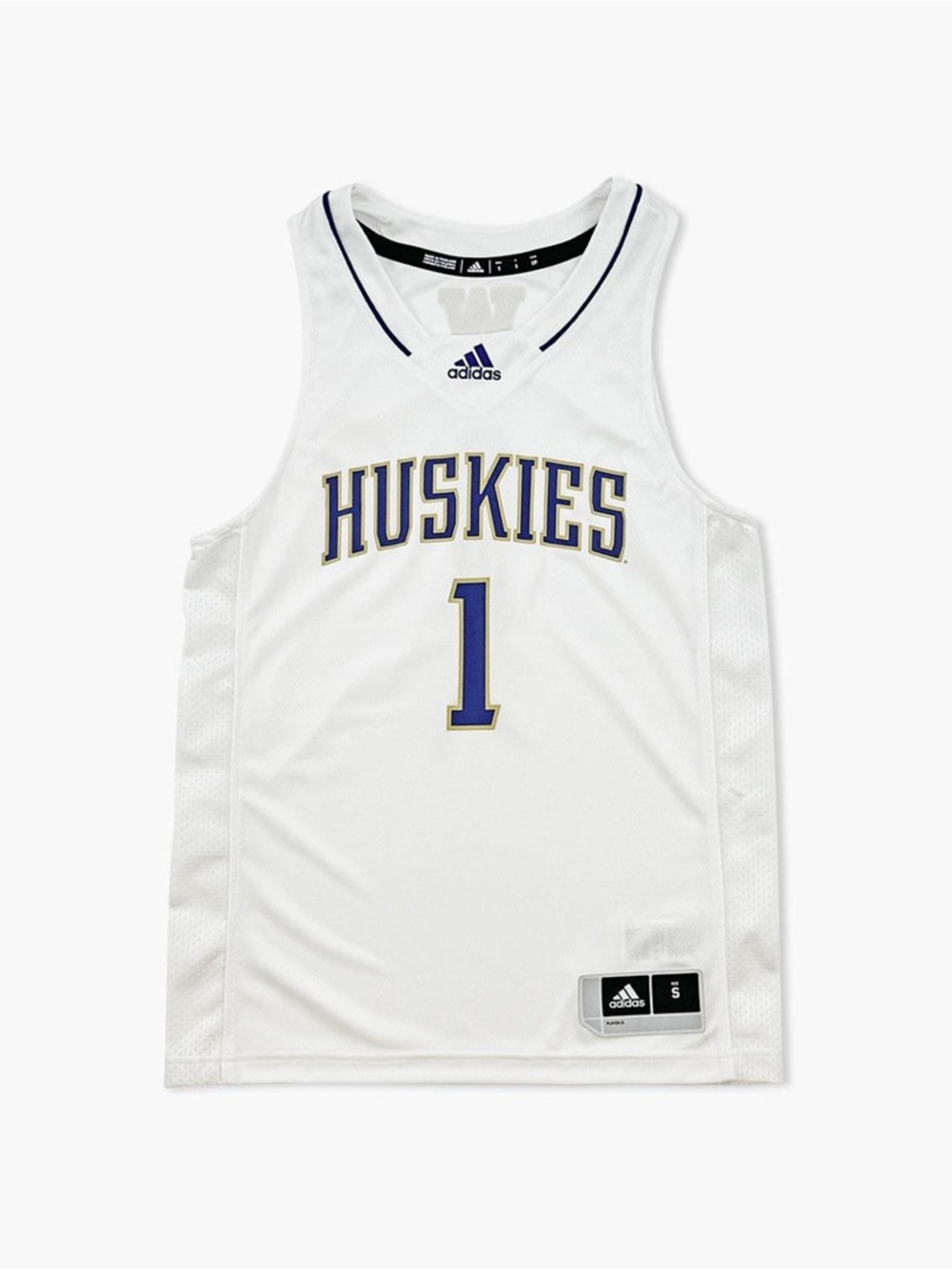 🏀 UW Huskies #1 Adidas’s Jersey - Men’s LG 💜🩶